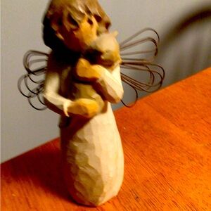 Willow Tree figure with cat, with affection . Great condition